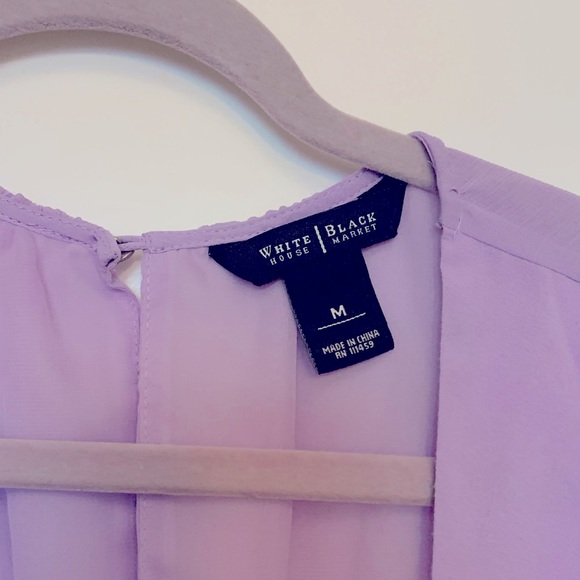 Ruffles lavender sleeveless blouse - Picture 2 of 5